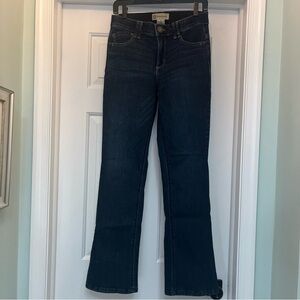 Democracy Women’s Ab Technology Mid-Rise Straight Leg Dark Wash Jeans Size 4